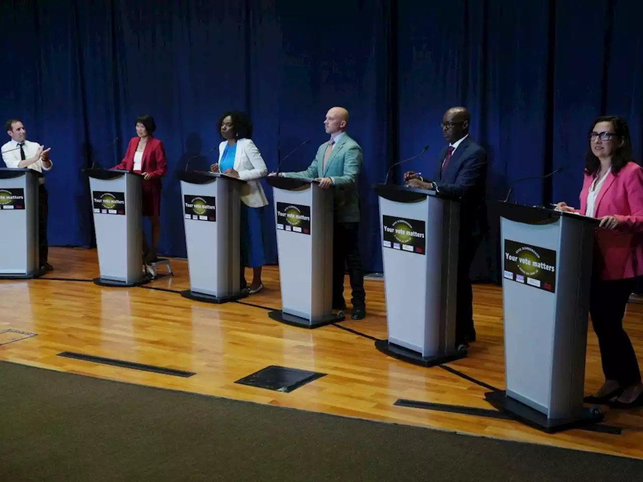 Mayoral hopefuls face off in debate co-hosted by Toronto Star, United Way, TMU