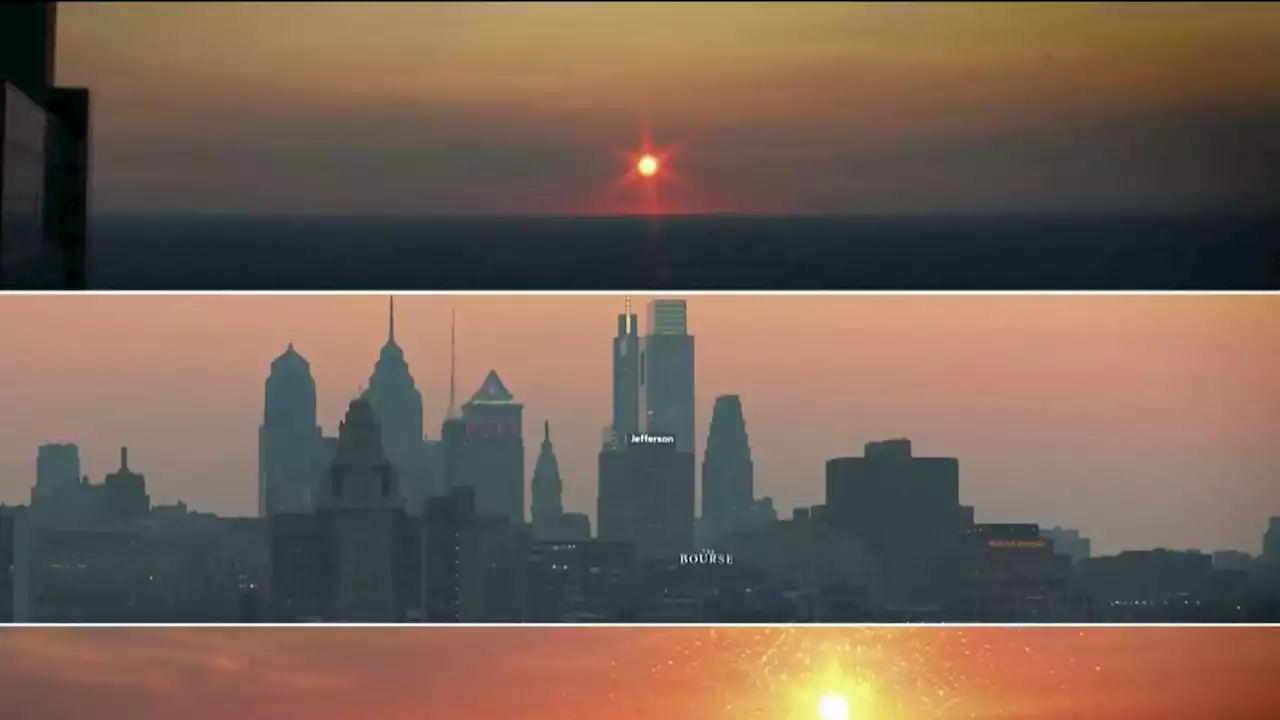 Large Canadian Wildfire Leads to Haze Over Philly and Code Orange Air Quality Alert