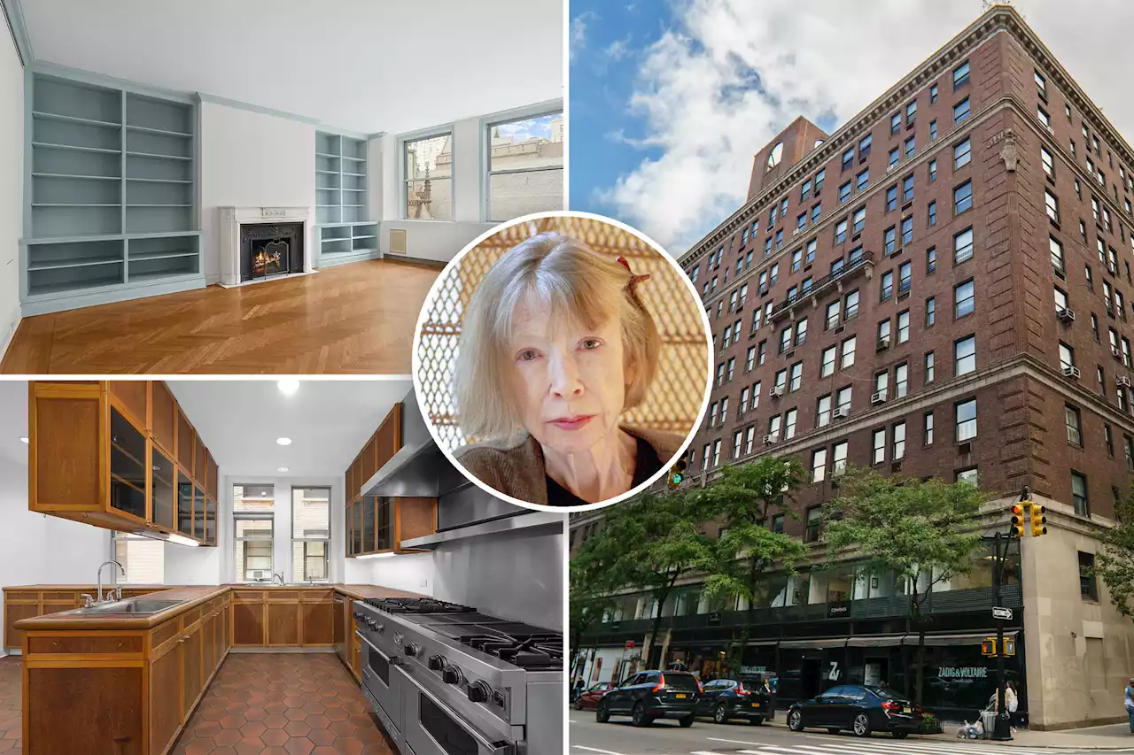 Joan Didion’s NYC apartment gets a big $1M price cut