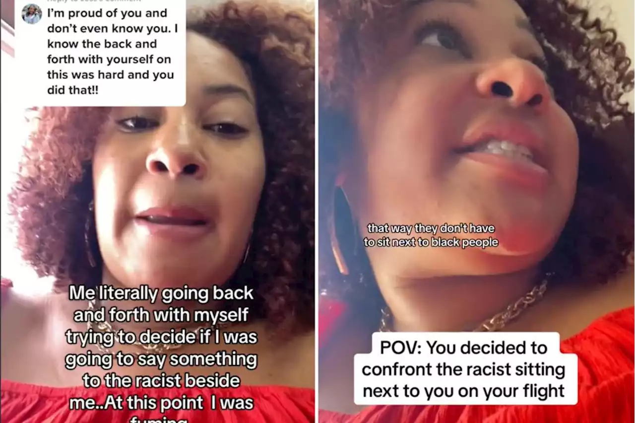 Woman calls out passenger she caught texting about having to sit ‘next to big, black woman’