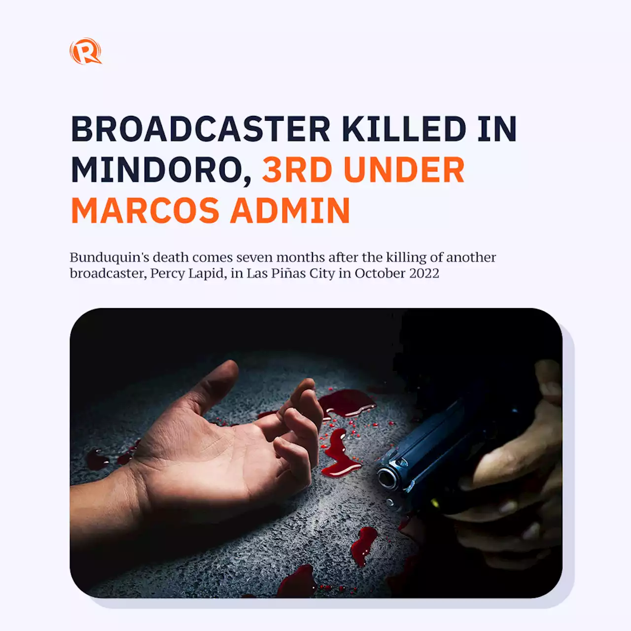 Broadcaster killed in Mindoro, 3rd under Marcos admin