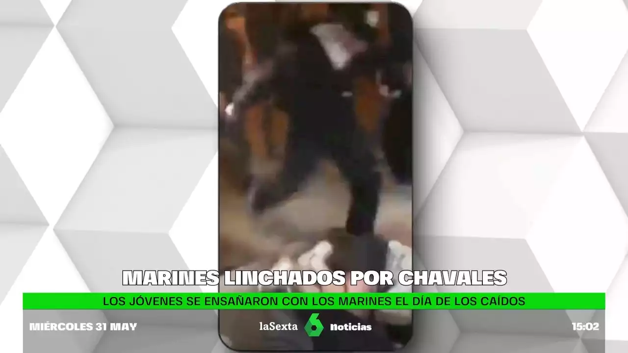 Salvaje agresión: una treintena de jóvenes dan una brutal paliza a dos marines fuera de servicio