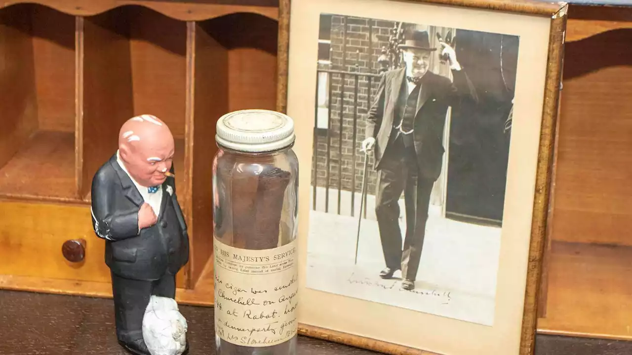 Cigar smoked by Sir Winston Churchill nearly 80 years ago up for auction