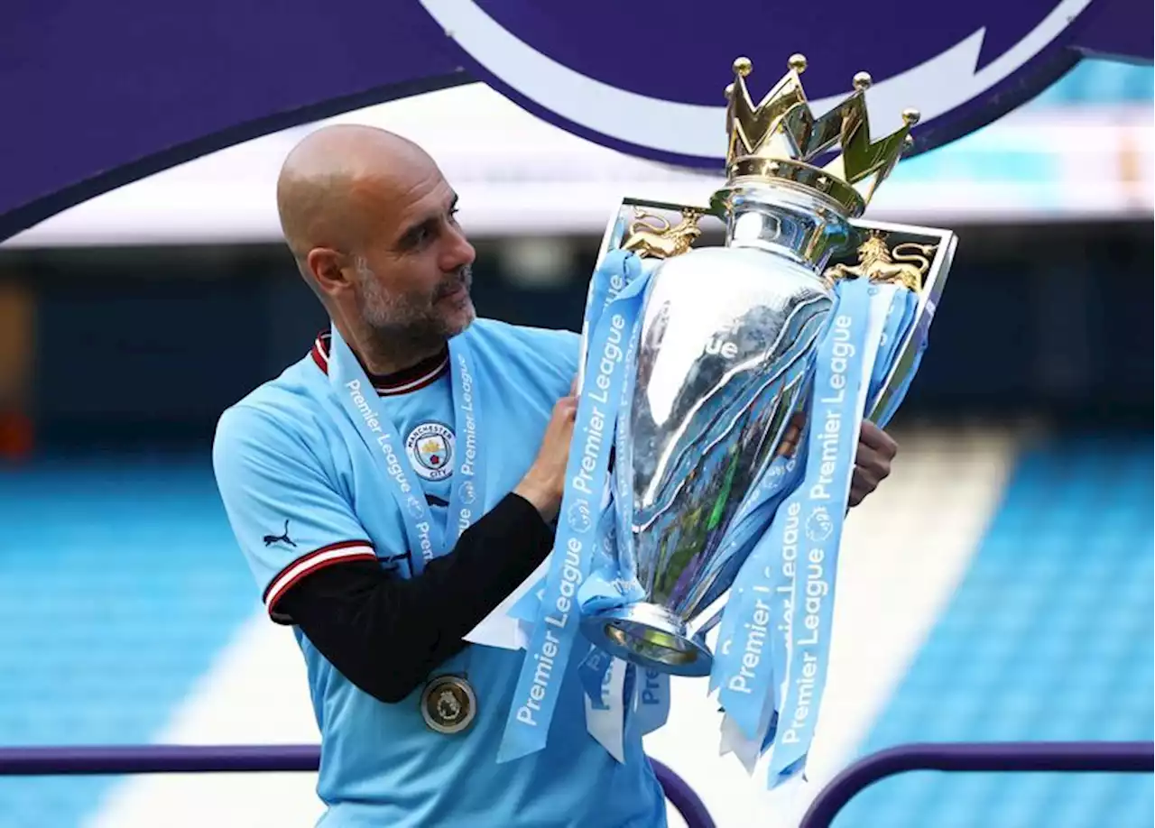 Soccer-Man City's Guardiola named LMA, Premier League Manager of the Year