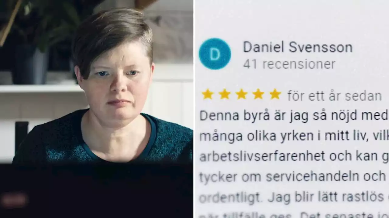 Sandra anställdes på Rive juridiska byrå för att jobba med fejkrecensioner