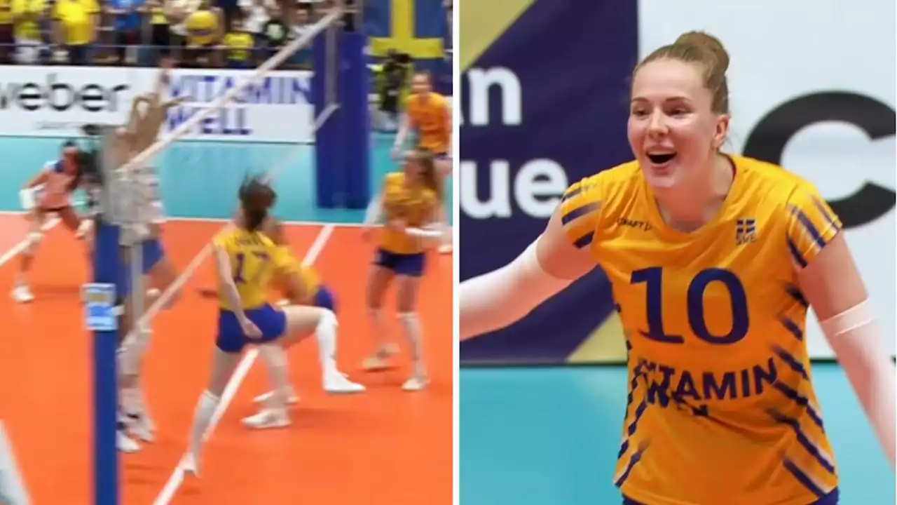 Volleyboll: Sveriges volleybolldamer vann efter jättevändning