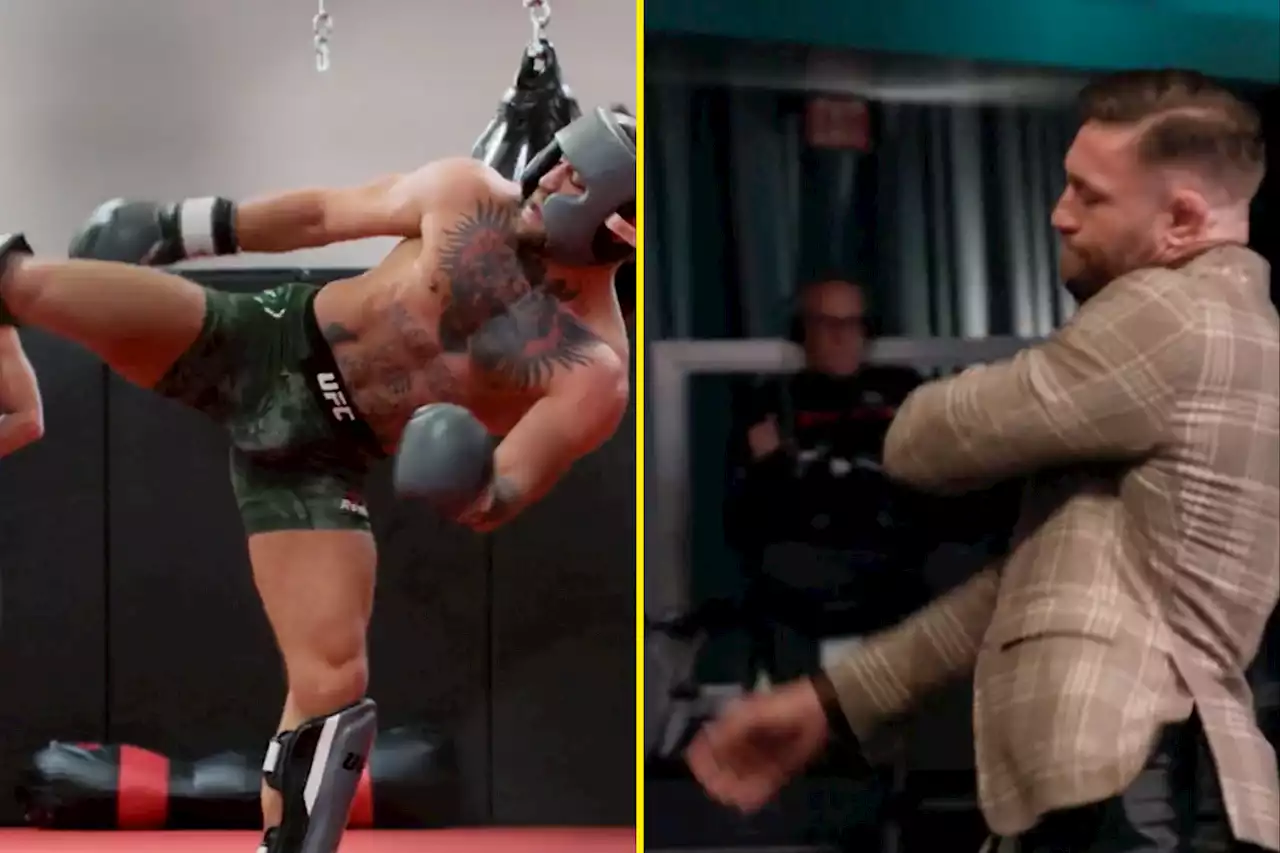 McGregor pads up and spars on TUF 31 but prospect loses first match with stunning KO