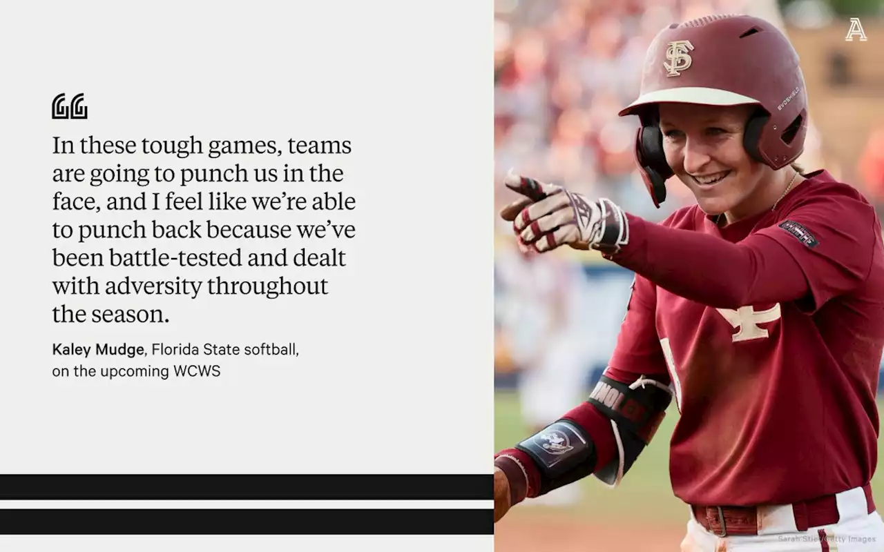 Kaley Mudge already owns WCWS history. Can she lead Florida State to a softball title?