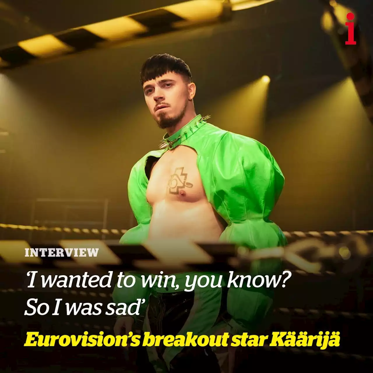 Eurovision's Finnish breakout star Käärijä: 'I wanted to win, you know? So I was sad'