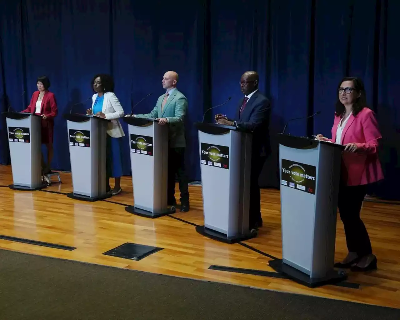 Mayoral hopefuls face off in debate co-hosted by Toronto Star, United Way, TMU