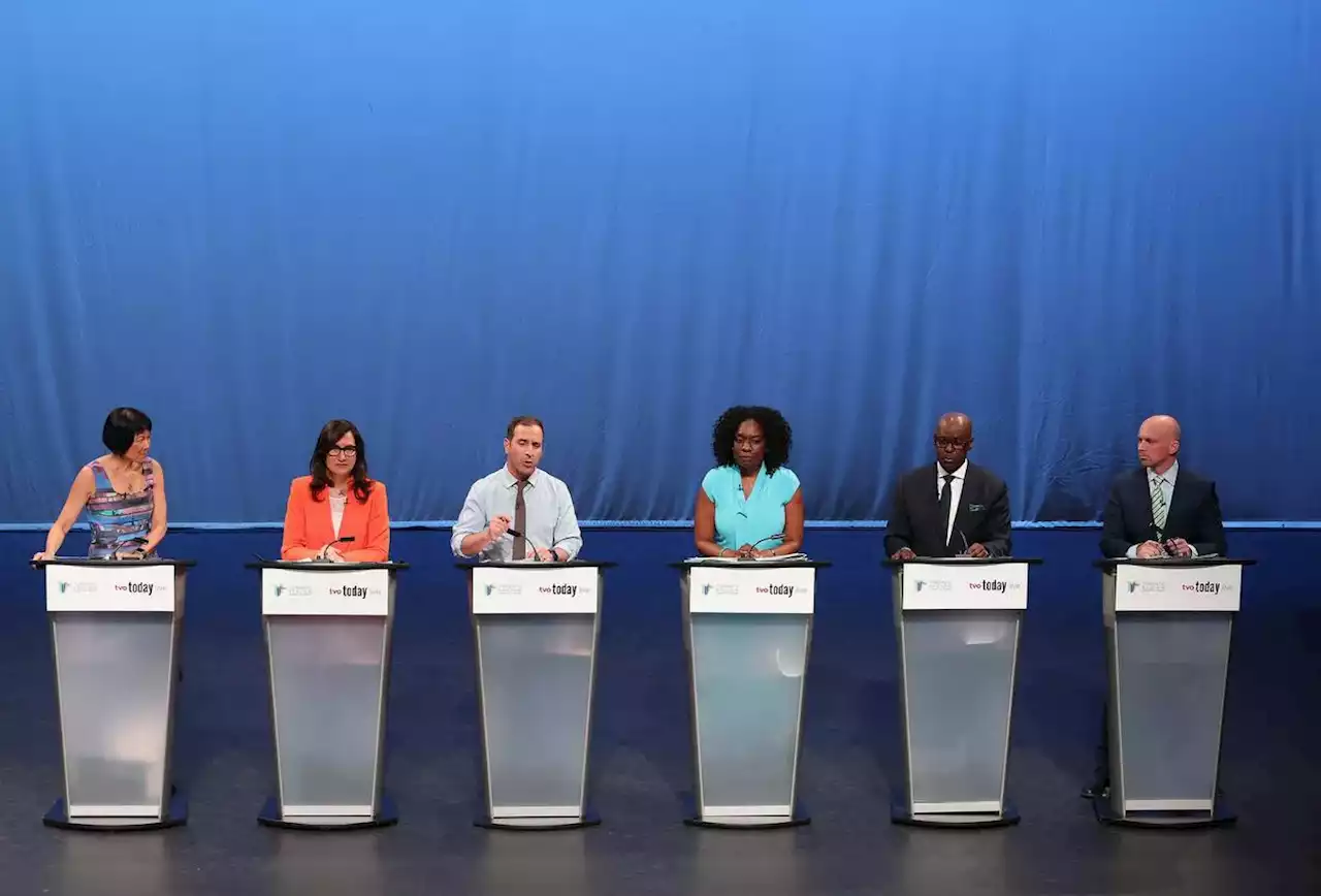 Mayoral hopefuls face off in debate co-hosted by Toronto Star