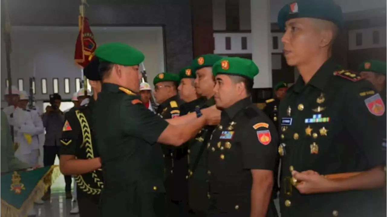 Mutasi Besar Terjadi, Seorang Jenderal TNI dan 4 Komandan Batalyon Kodam Diponegoro Diganti