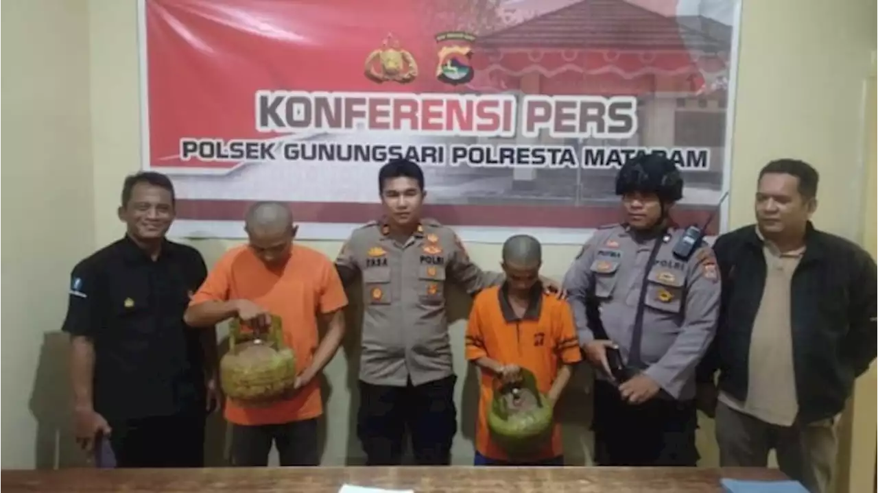 Sering Kalah Judi Slot, Pria di Lombok Curi Puluhan Tabung Gas