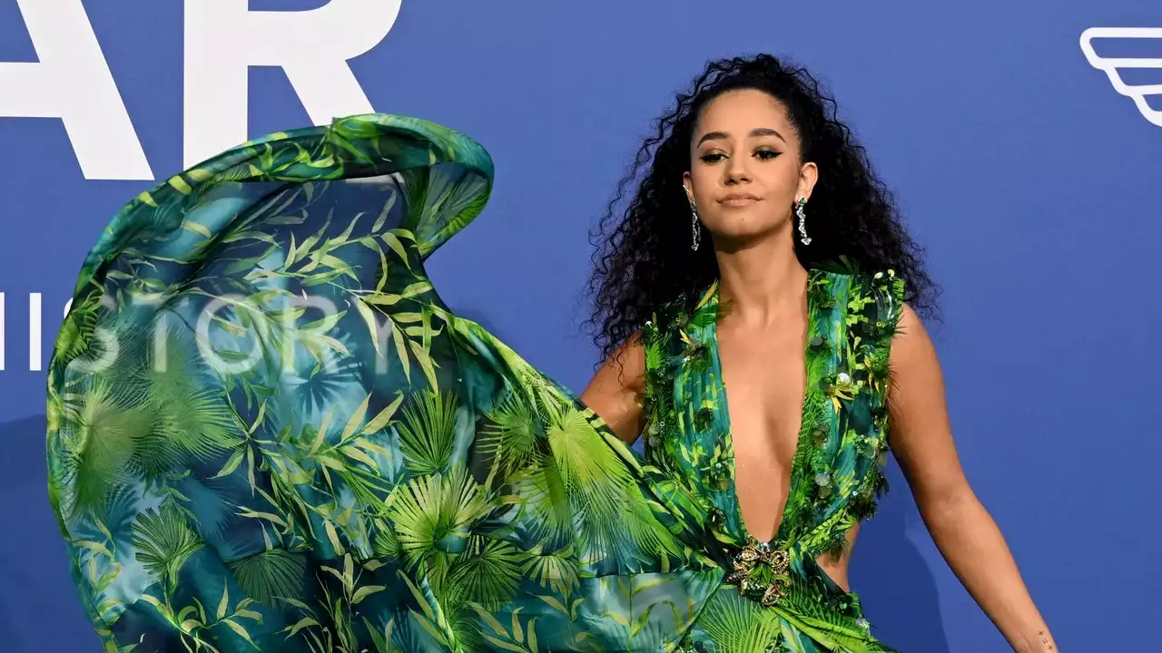 Lena Mahfouf a porté des robes de seconde main à Cannes