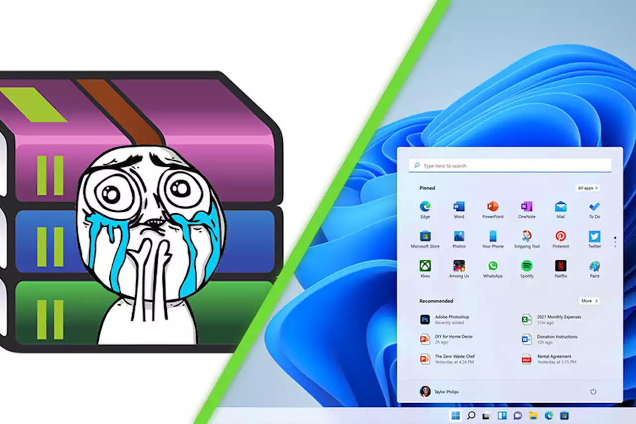 Nadie pagaba WinRAR y ahora nadie lo instalará porque Windows 11 tendrá soporte nativo para .RAR
