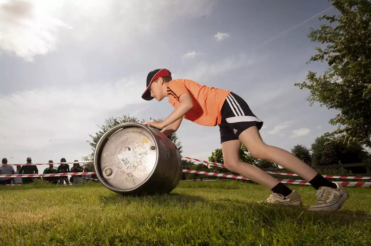 Finghall Barrel Push: All the best pictures from one of Yorkshire's most unusual competitions