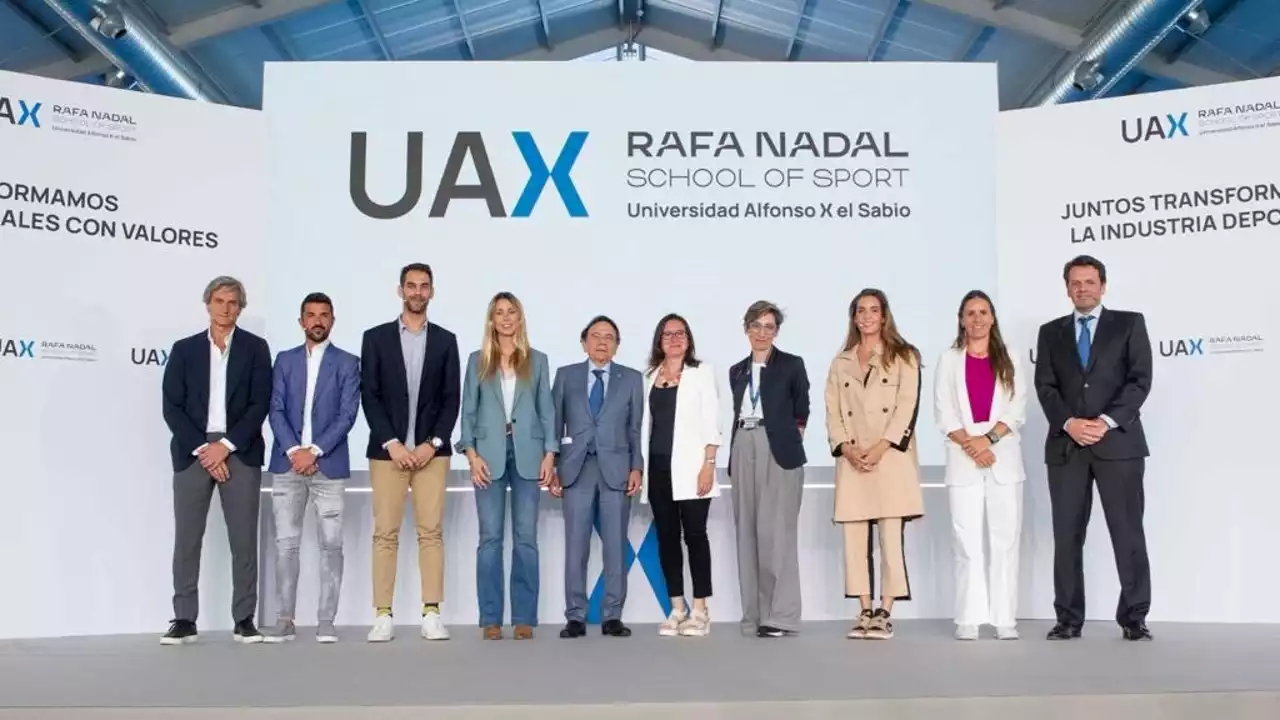 UAX Rafa Nadal School of Sport inaugura su nuevo polideportivo con leyendas del deporte español