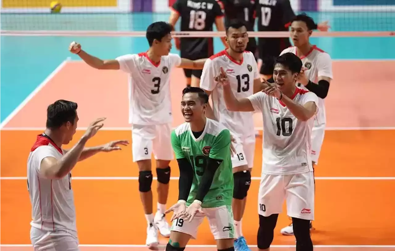 Tundukkan Singapura, Timnas Voli Putra Indonesia ke Semifinal SEA Games 2023