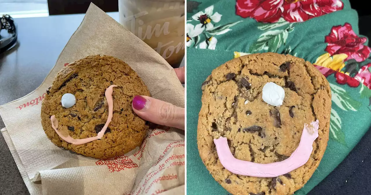 Toronto Tim Hortons customers are being served very disturbing smile cookies