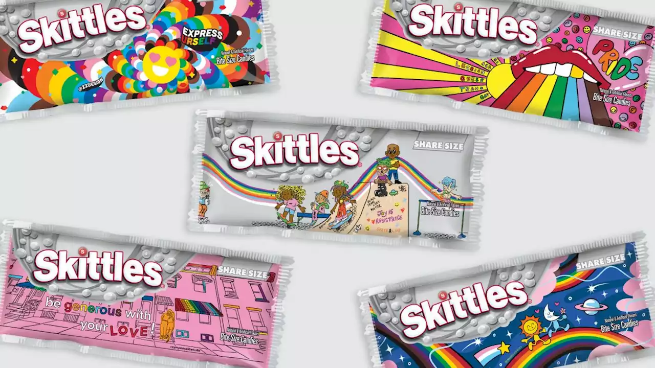 Skittles previews its Pride campaign, and it's... messy