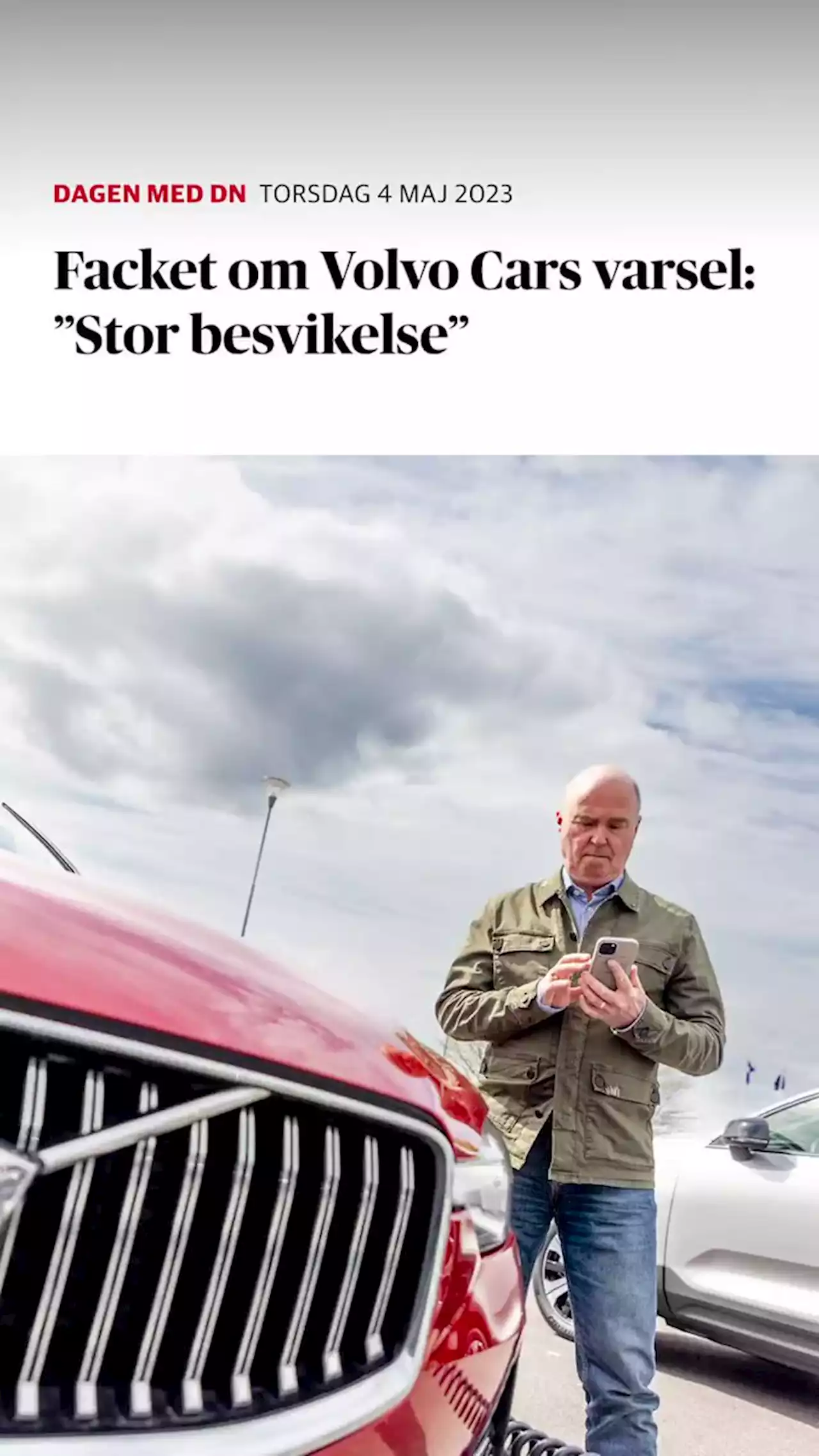 Facket om Volvo Cars varsel: ”Stor besvikelse”