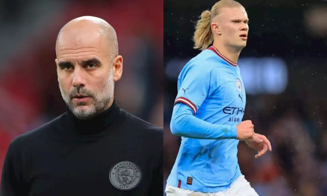 EPL: Guardiola challenges Haaland after he broke single season goal record