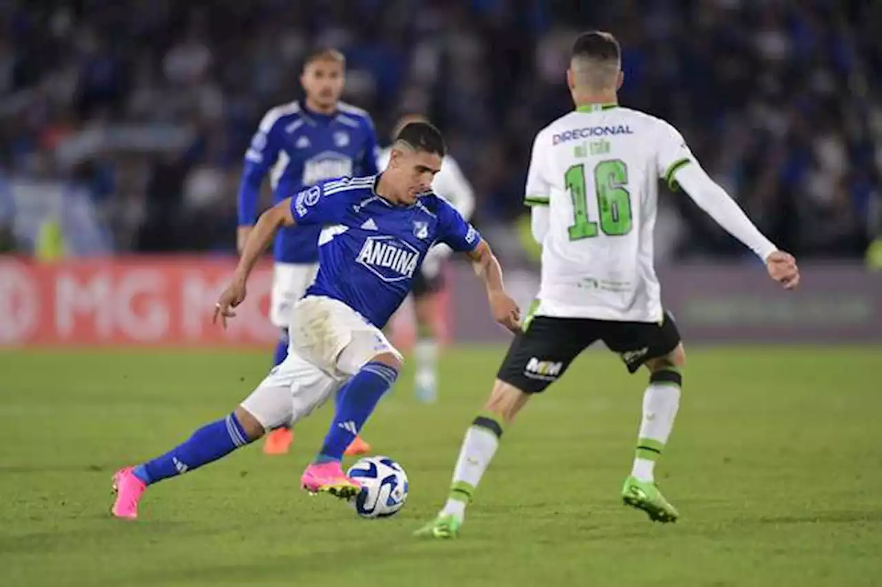 Copa Sudamericana: Millonarios igualó frente a América Mineiro en El Campín