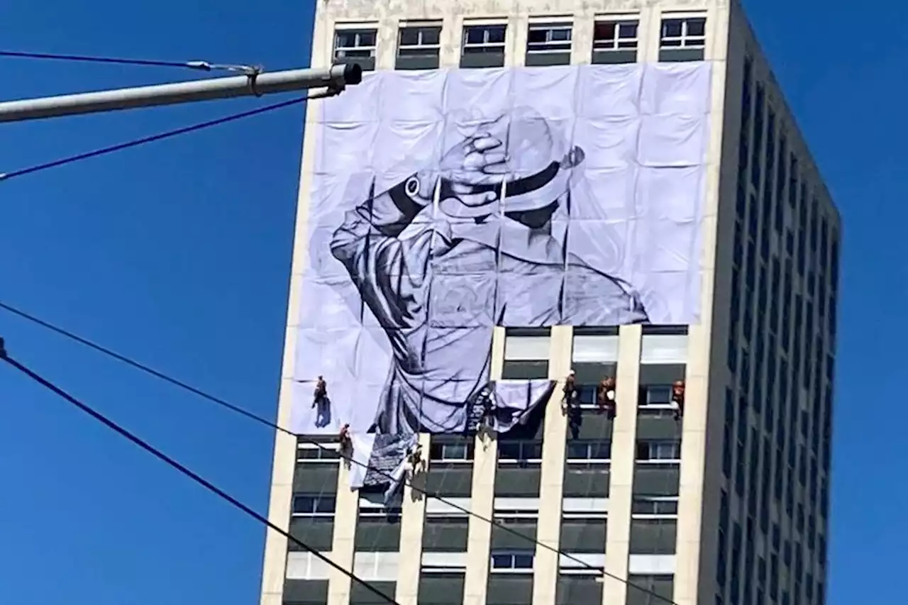 Street art : une œuvre monumentale pour dire adieu à cette tour emblématique de Montpellier