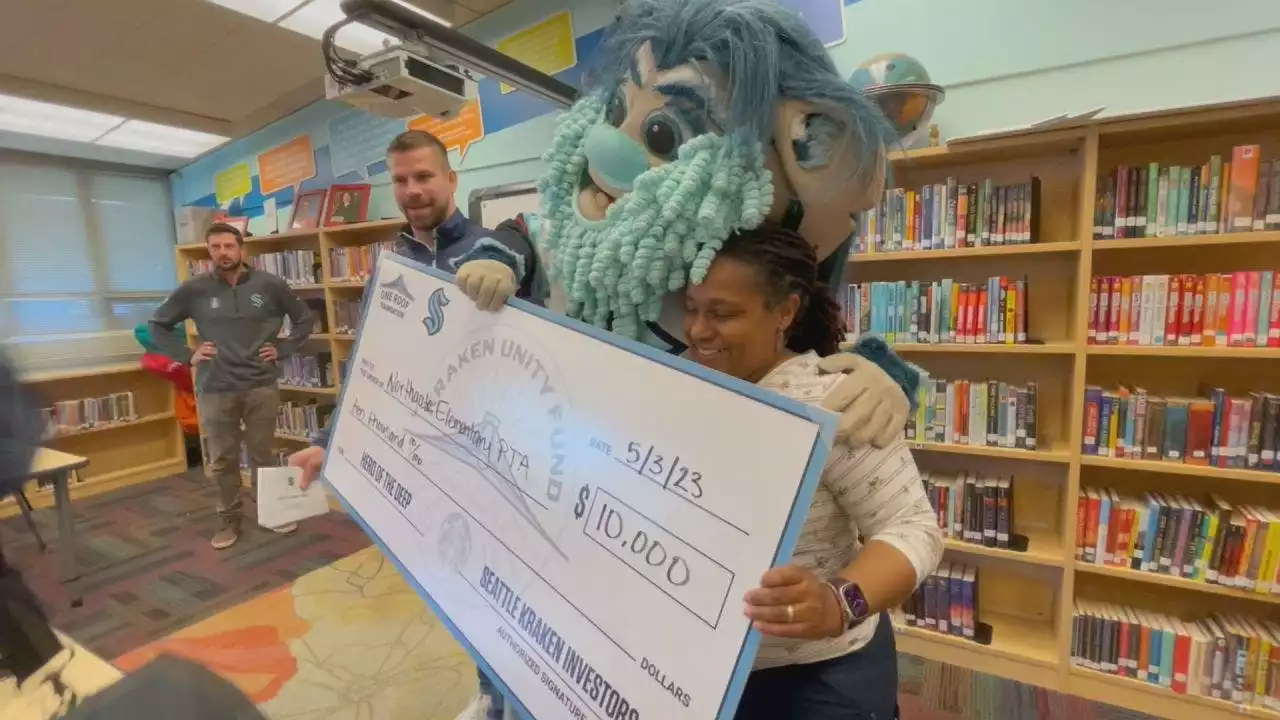 Kraken surprise North Seattle teachers with playoff tickets