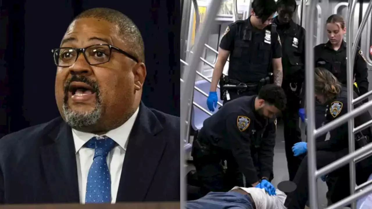 Manhattan DA Bragg investigating after aggressive homeless man on NYC subway dies from Marine's chokehold