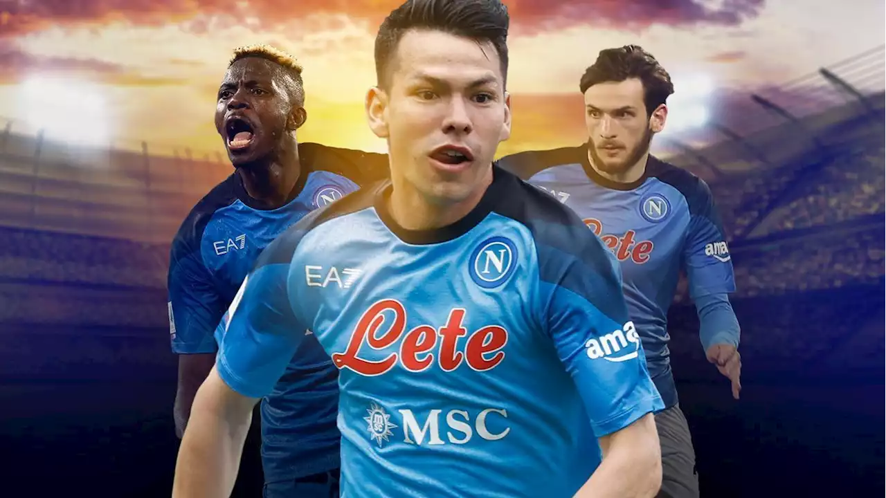 Los números del Chucky Lozano en el histórico Napoli