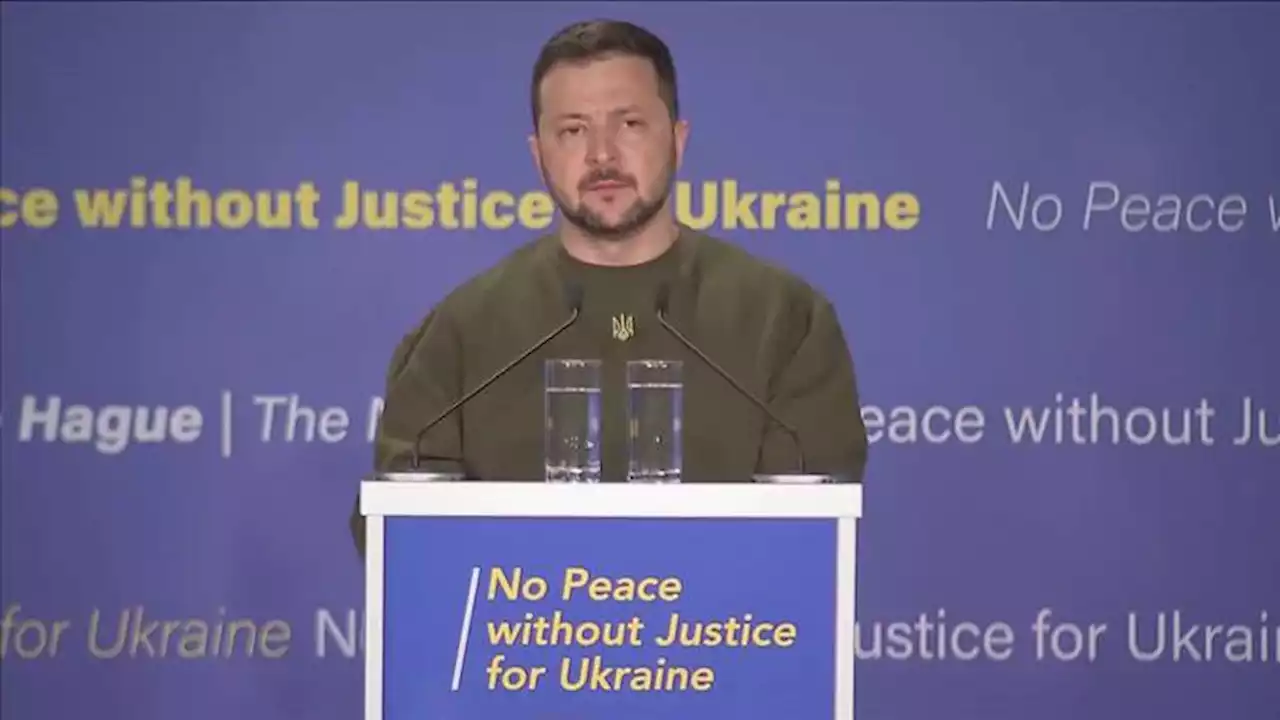 Video: Zelensky demands new Hague tribunal to try Putin