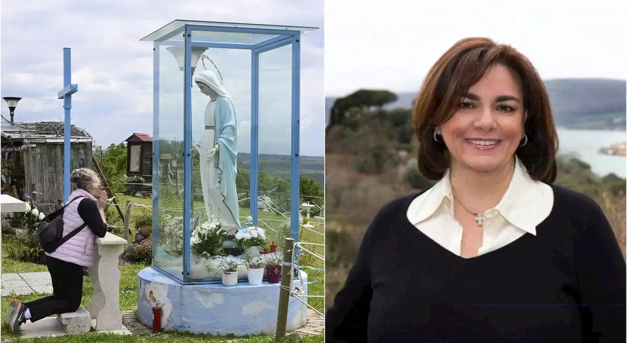 Madonna di Trevignano, la sindaca: «La veggente Gisella deve rimuovere tutto, quelle strutture sono abusive»