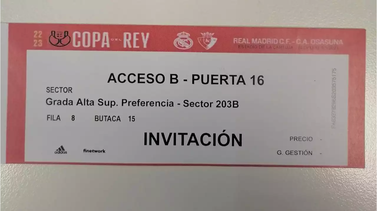 Alertan por una estafa de venta de entradas falsas para la final de Copa del Rey