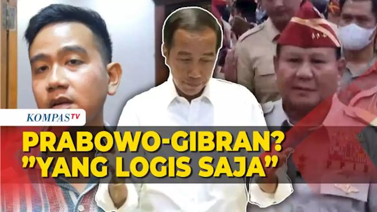 Respons Jokowi soal Wacana Prabowo-Gibran di Pilpres 2024: Yang Logis Ajalah