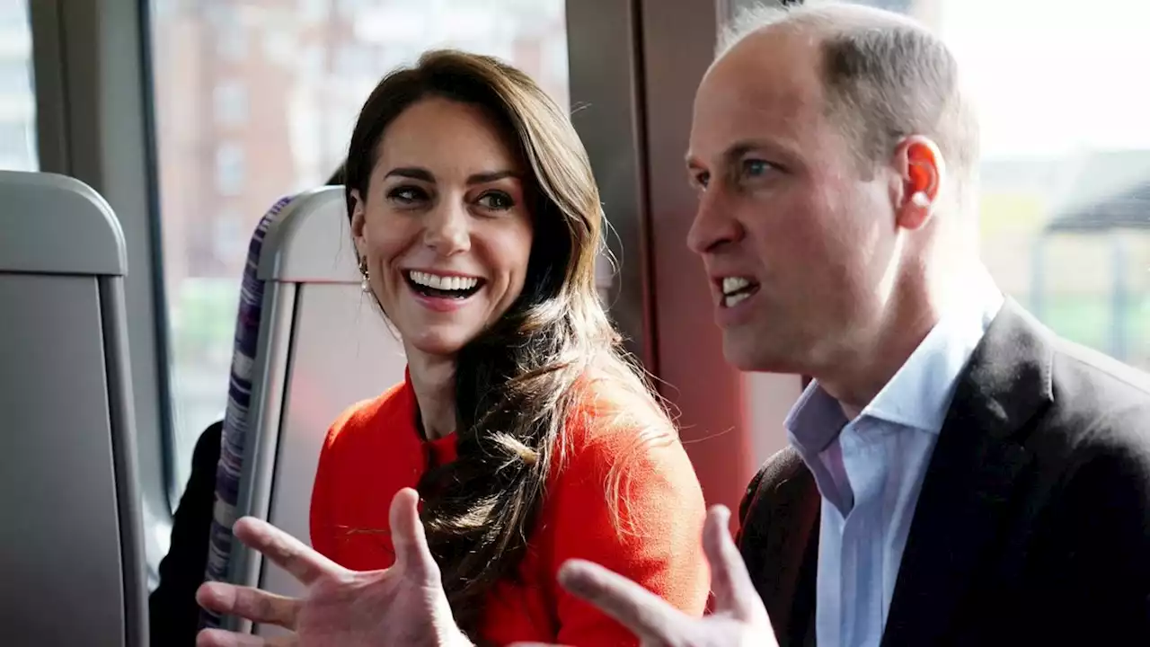 Kate und William fuhren mit der U-Bahn ins Pub