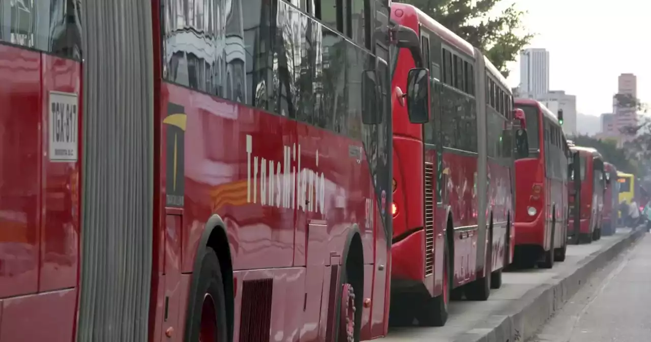 Accidente de Transmilenio genera trancones en varios puntos de Bogotá