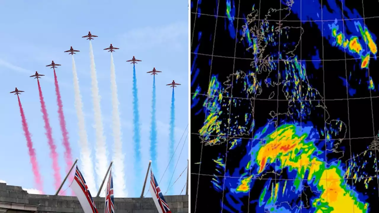 King's coronation flypast could be cancelled due to bad weather