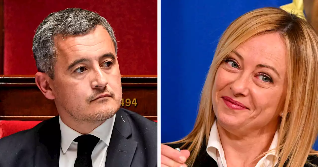 Gérald Darmanin juge Giorgia Meloni «incapable» sur l’immigration, Rome annule la visite à Paris de son ministre des Affaires étrangères