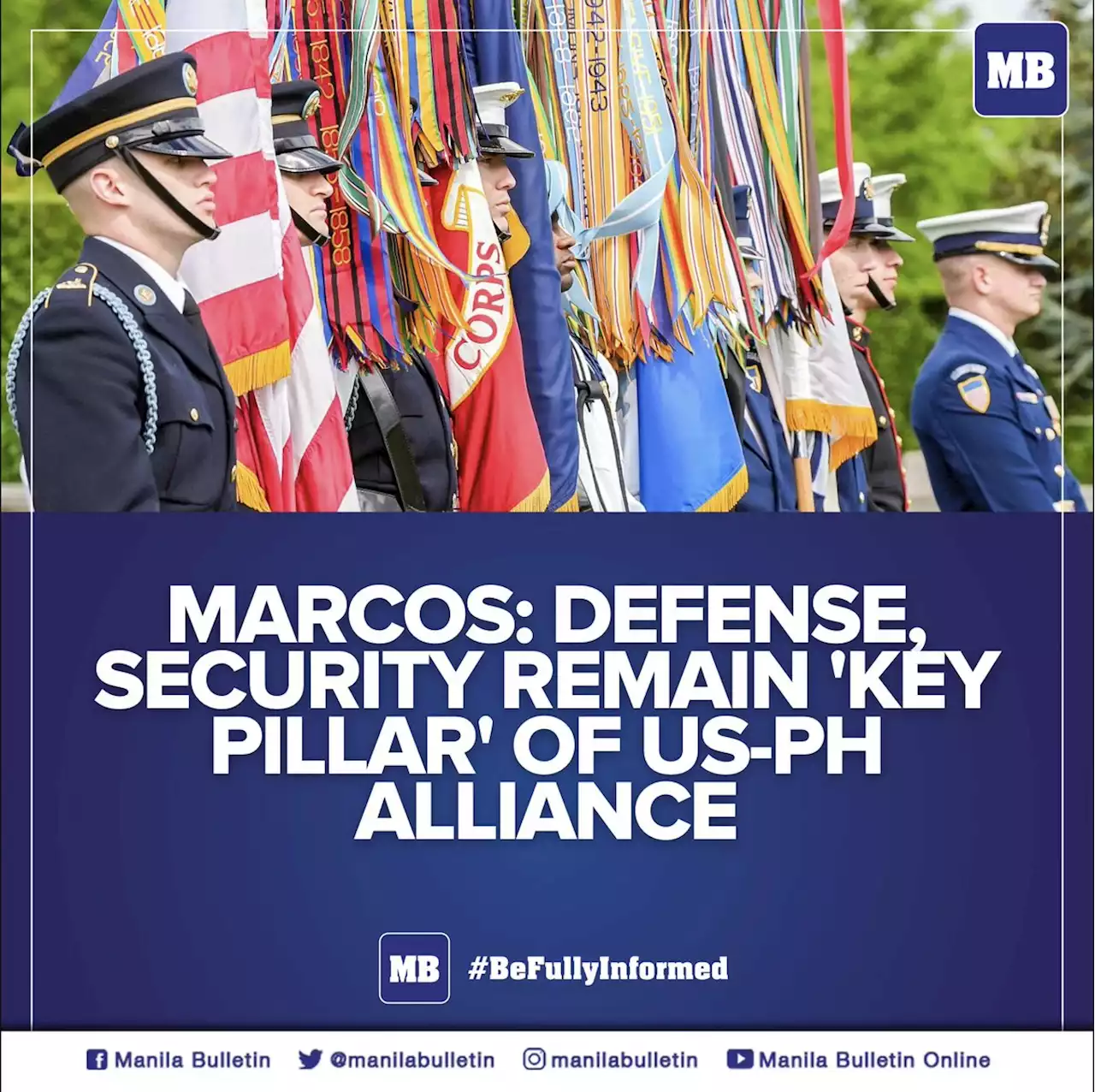 Marcos: Defense, security remain 'key pillar' of US-PH alliance