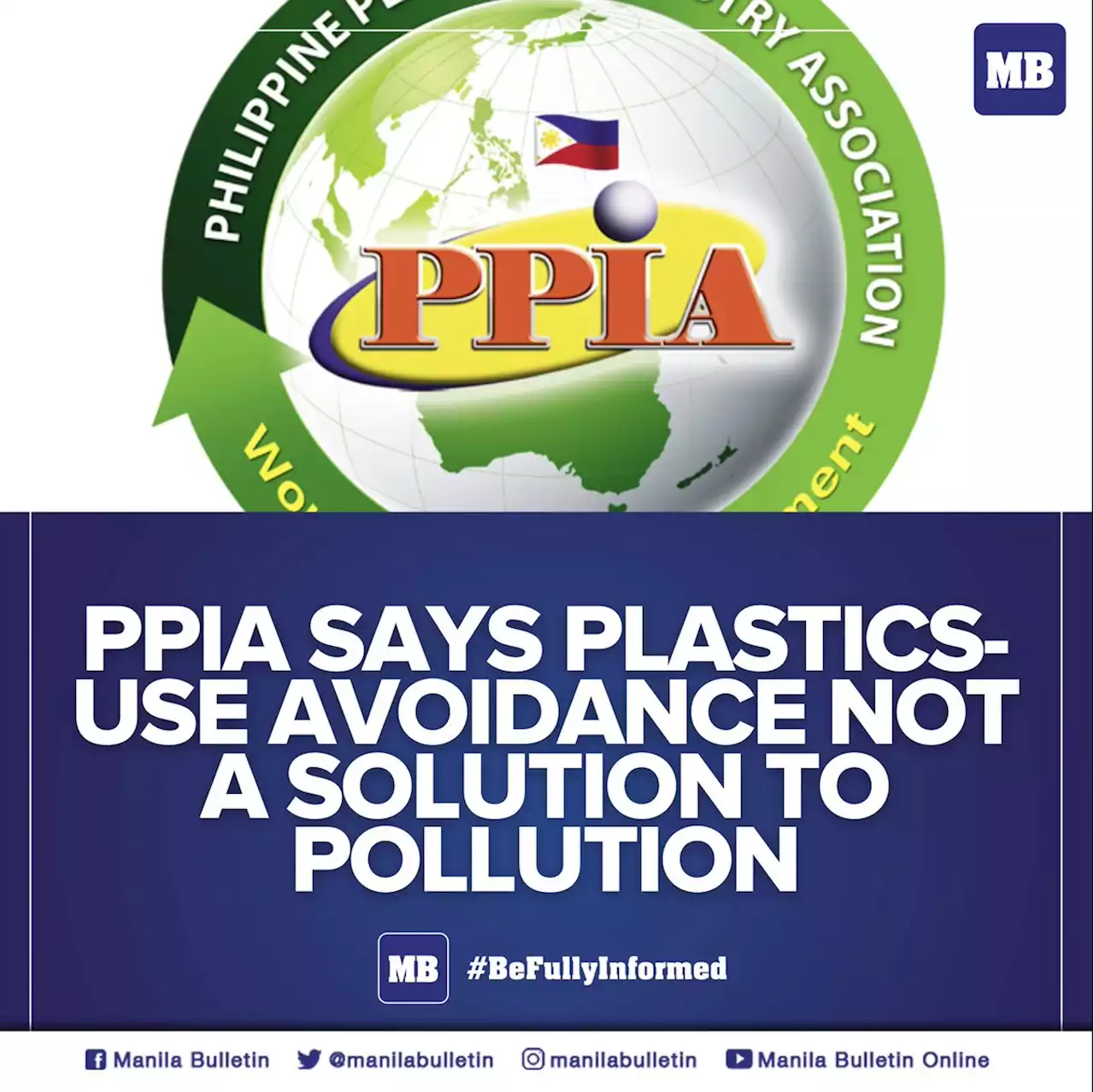 PPIA says plastics-use avoidance not a solution to pollution