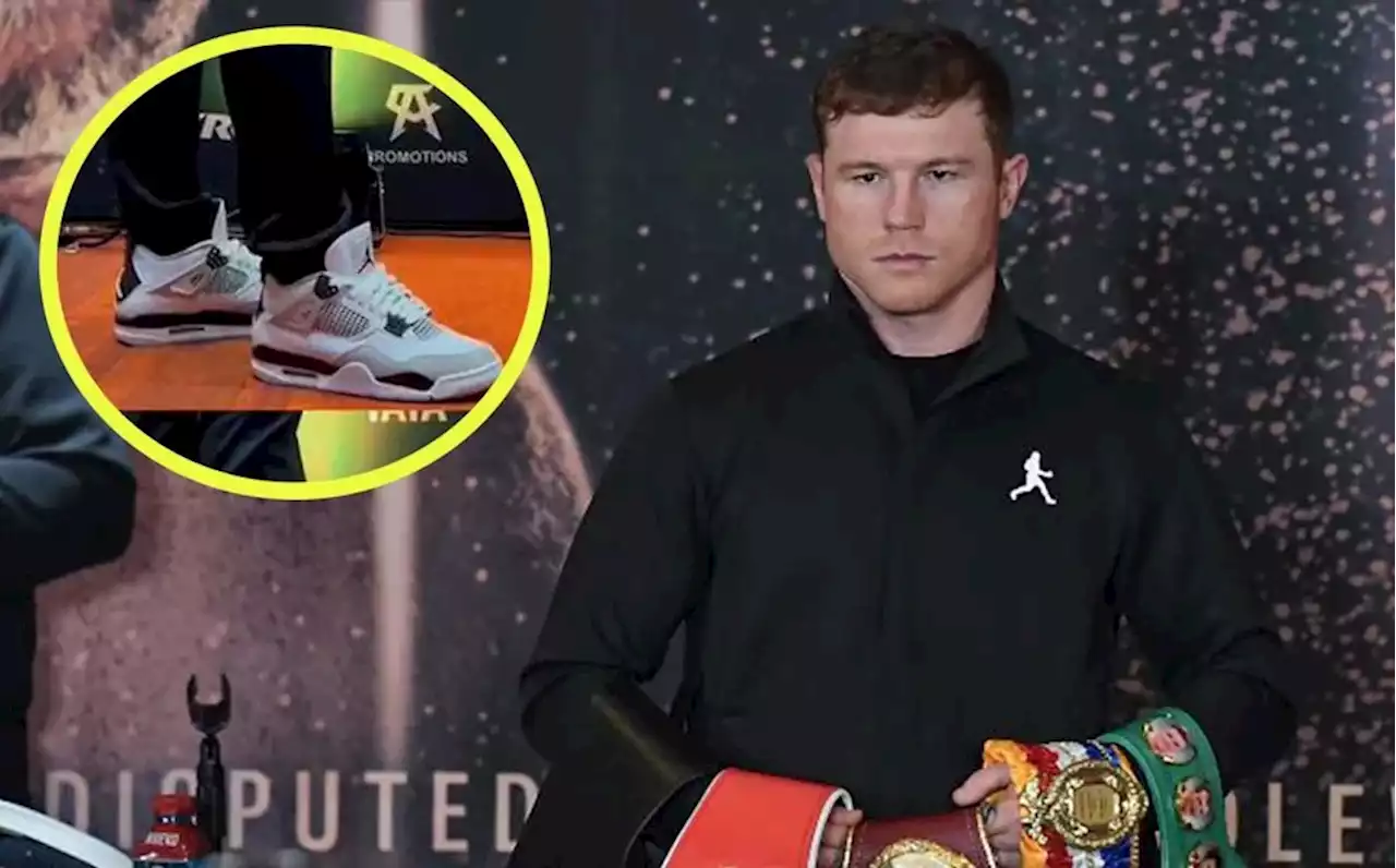 ¿Cuánto cuestan sus lujosos tenis edición limitada que usó el Canelo?