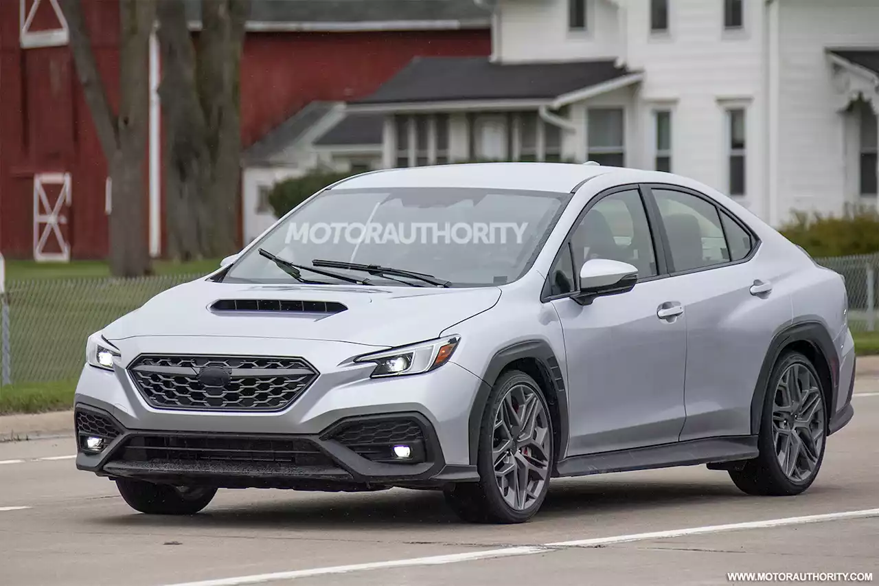 2024 Subaru WRX hotter variant spy shots