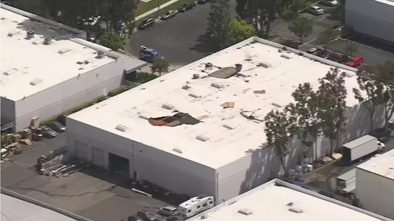 Rare Tornado Damages Buildings in Carson, Compton When Spring Storm Sweeps Into LA