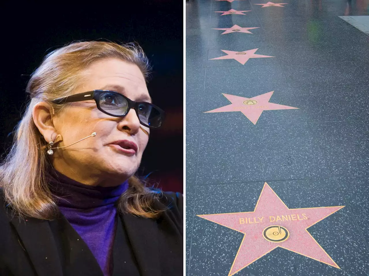 Carrie Fisher gets posthumous Walk of Fame star in 'May 4th' tribute | Newstalk