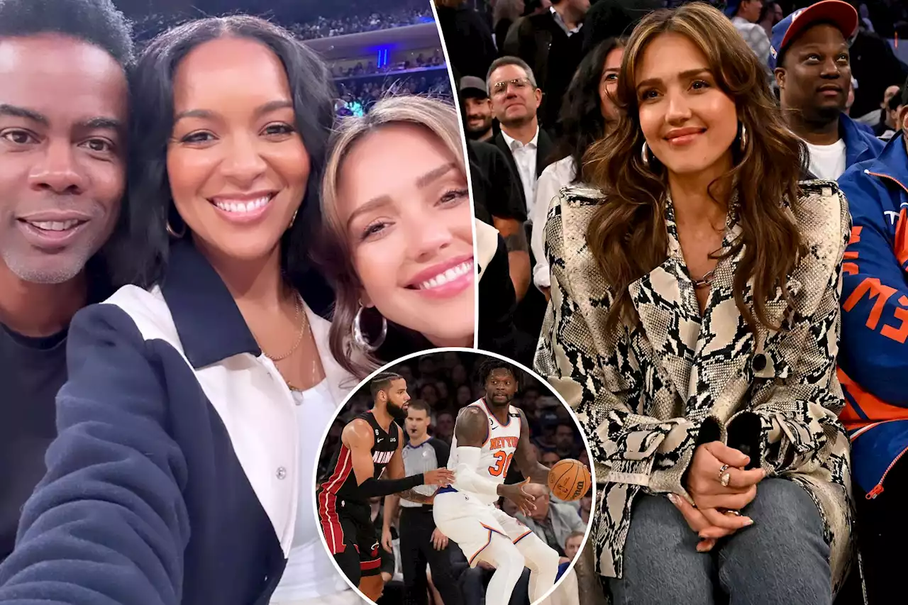 Jessica Alba gushes over Julius Randle after invite to Knicks’ Game 2 win