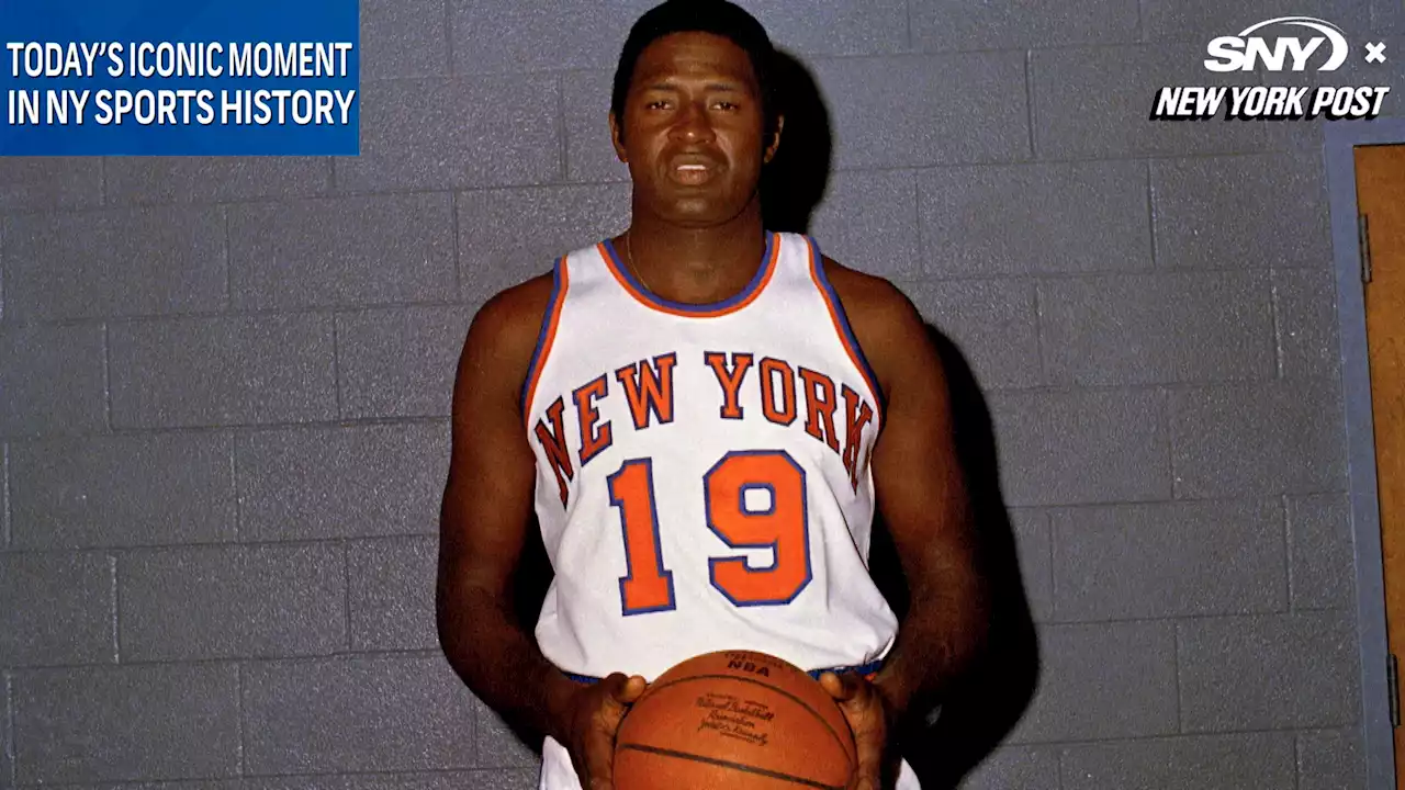 Today’s Iconic Moment in New York Sports: Knicks draft Willis Reed