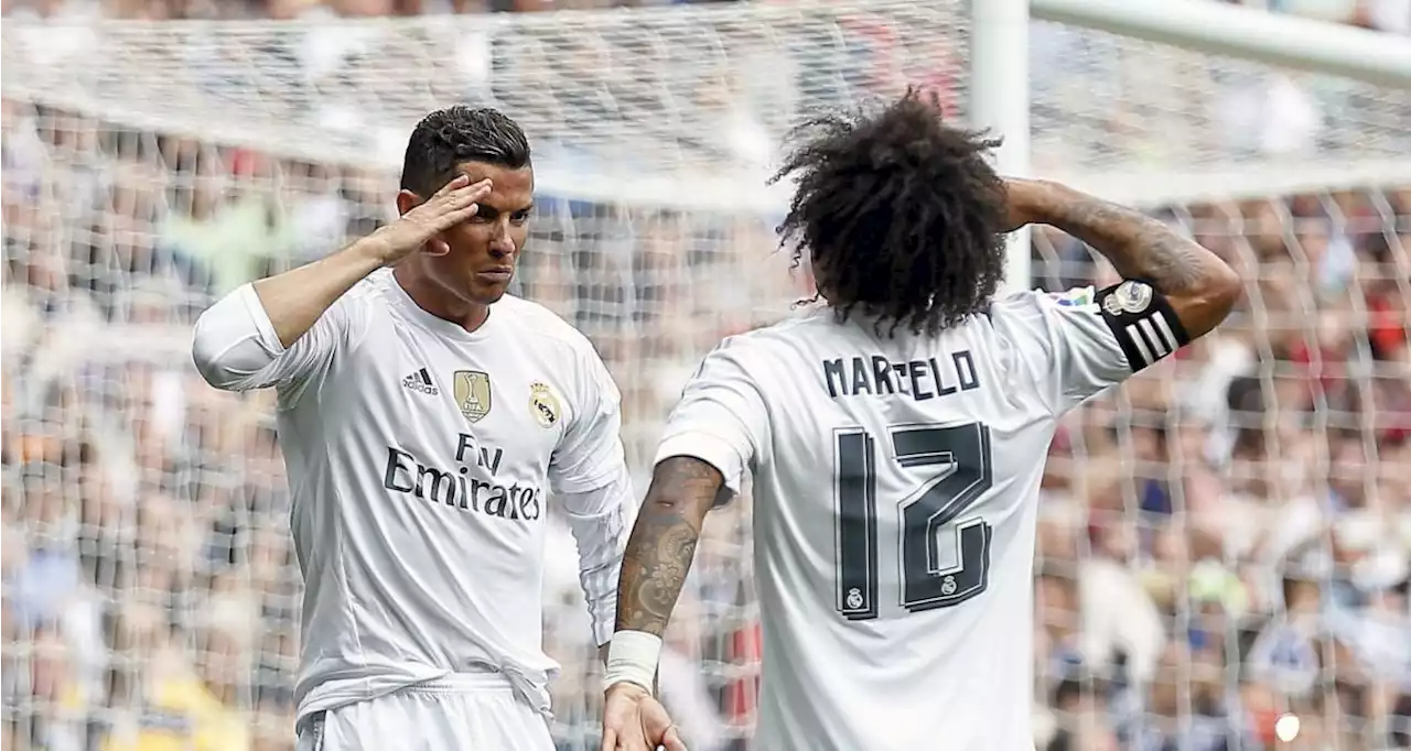 Real Madrid : quand Marcelo imite la célébration de Cristiano Ronaldo