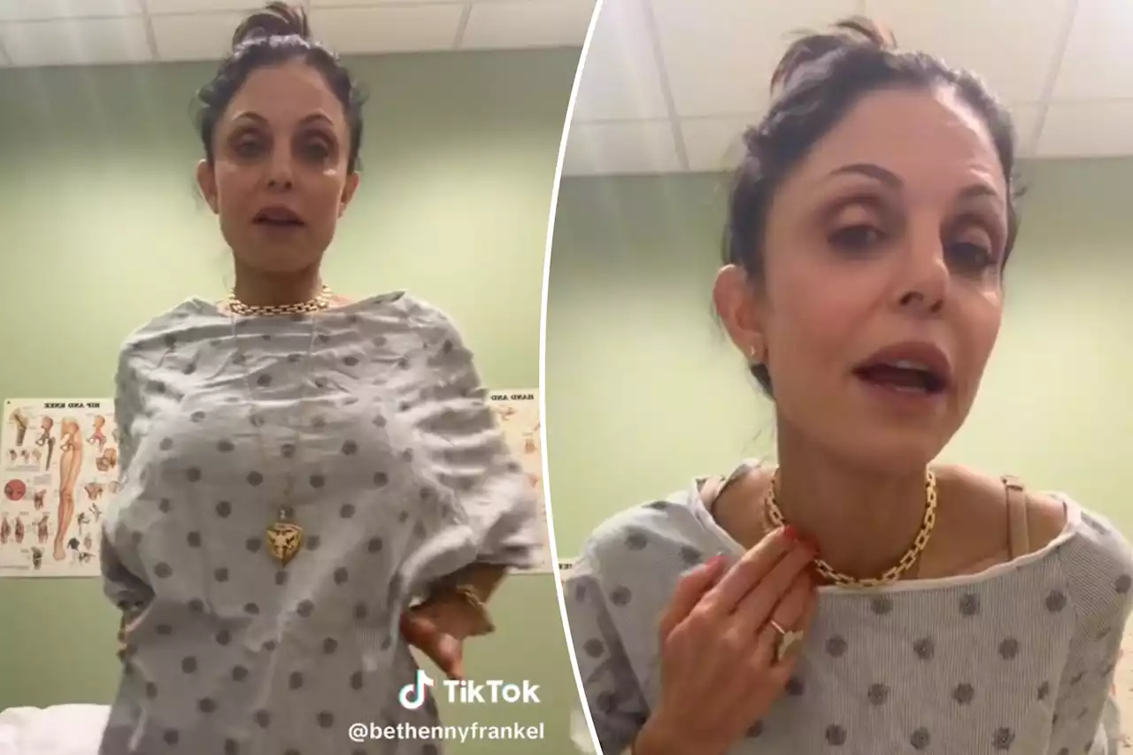 Bethenny Frankel pairs $70K Rolex with hospital gown at doctor’s appointment