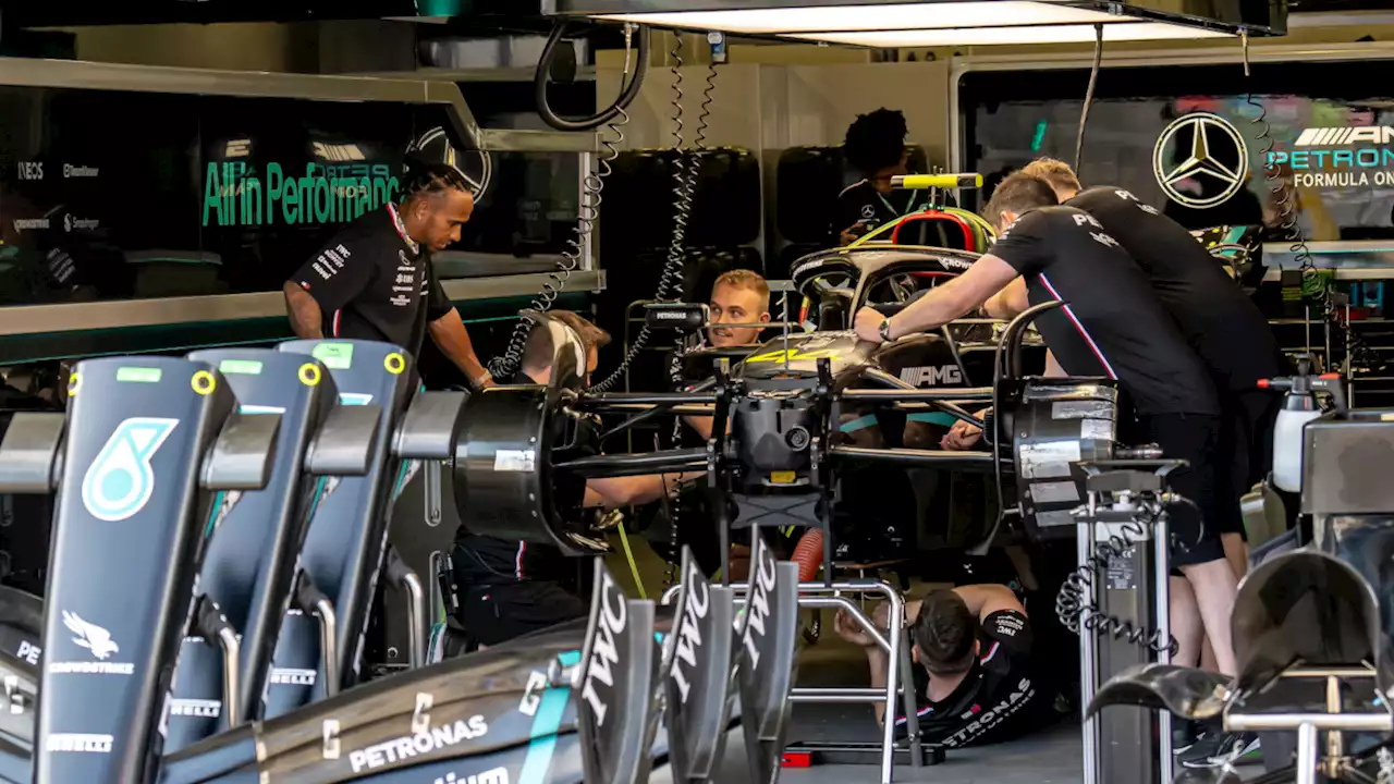 Mercedes reveal issue with Lewis Hamilton's W14 compromised Baku setup work